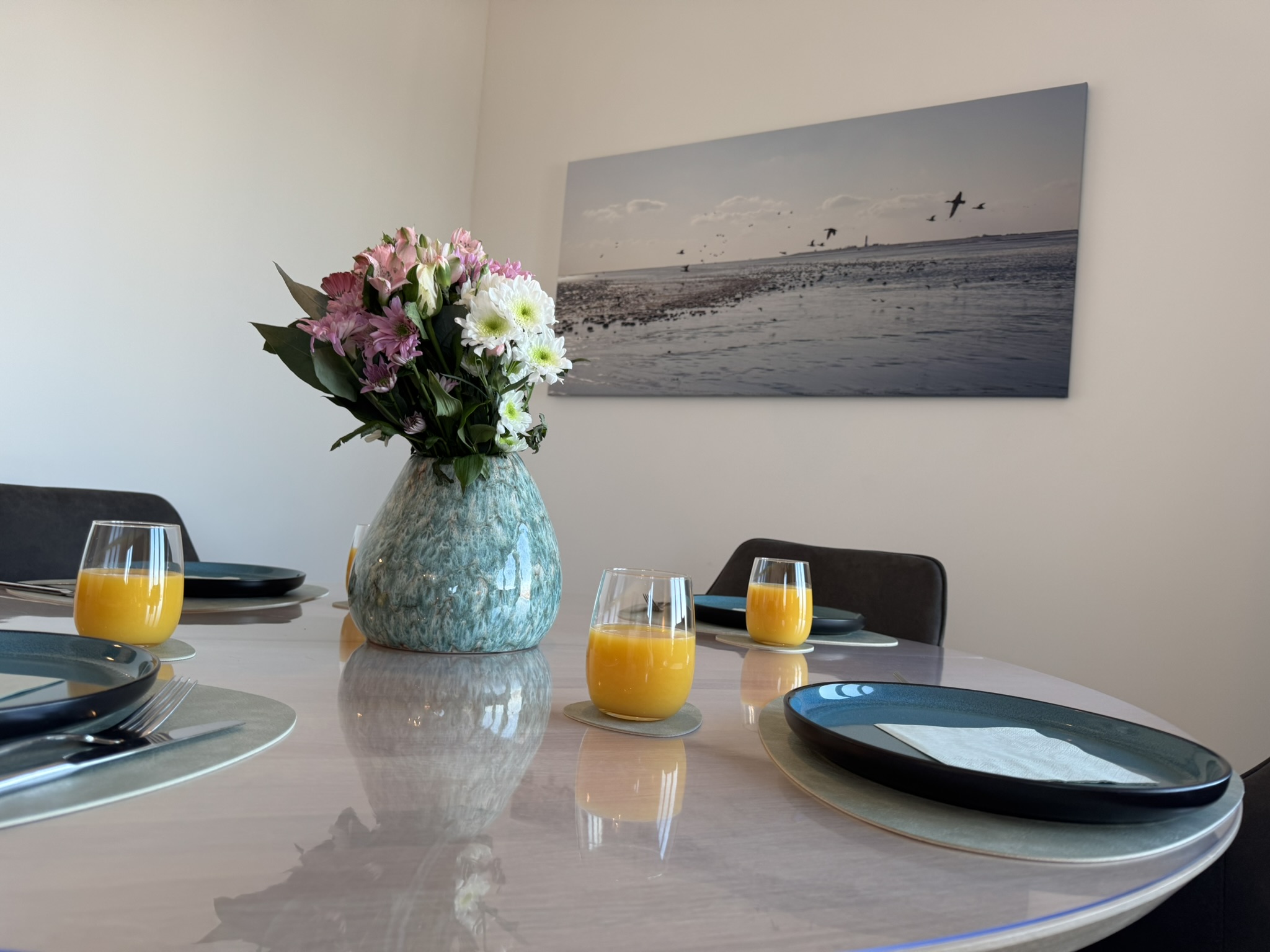 Deko-Detail im Essbereich